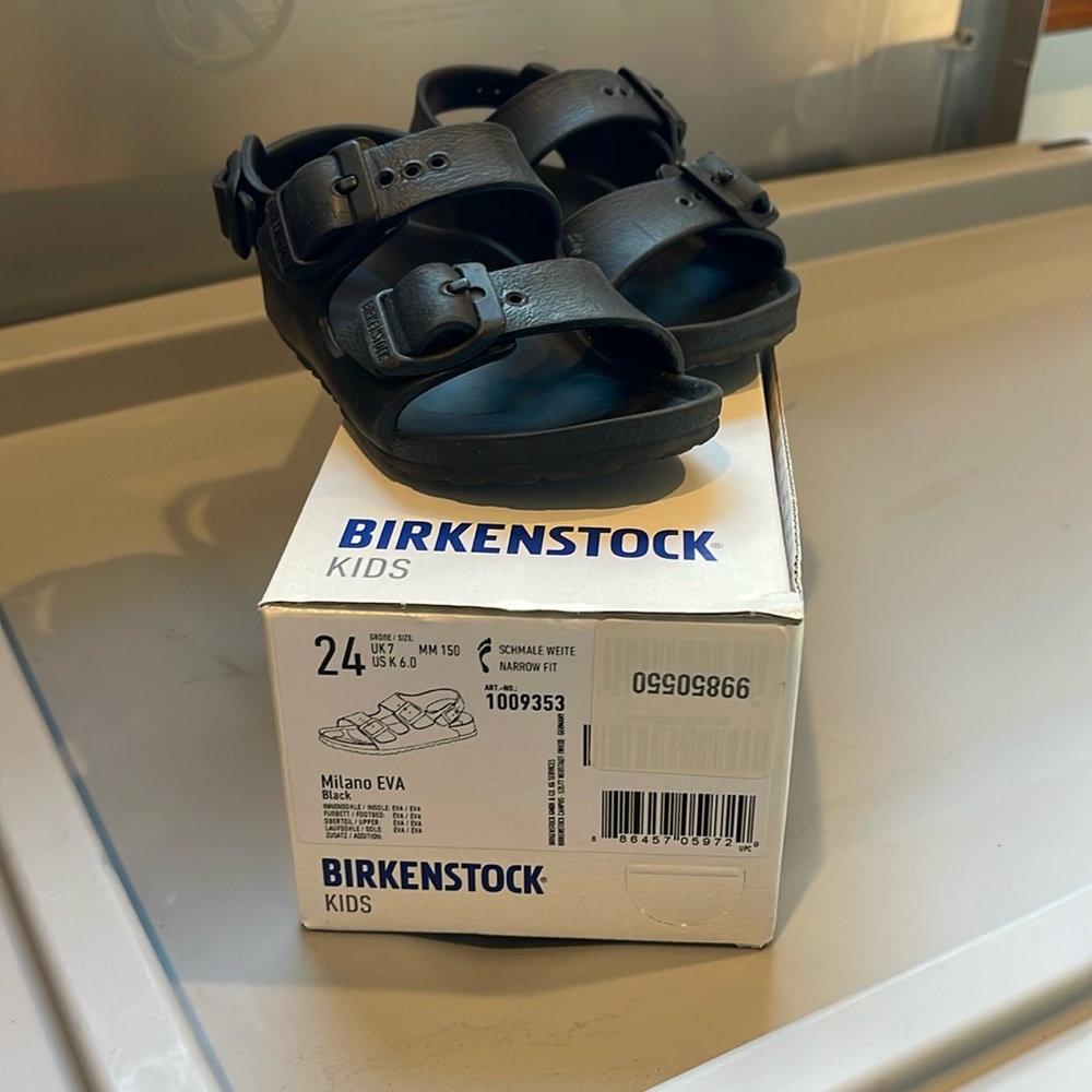 Black toddler Birkenstock